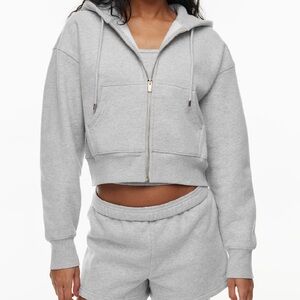 Aritzia Cozy Fleece Boyfriend Boxy Zip Hoodie (size M)